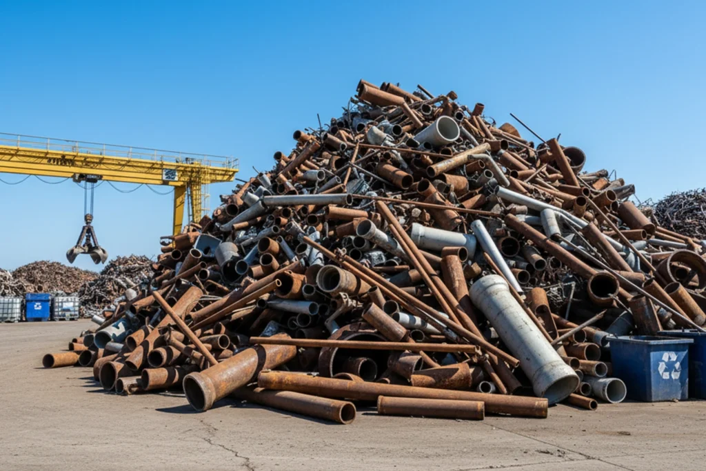Pipe Scrap خردة الأنابيب